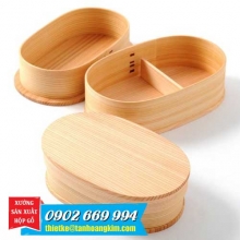 Sản xuất hộp gỗ hình tròn - Hình elip theo yêu cầu